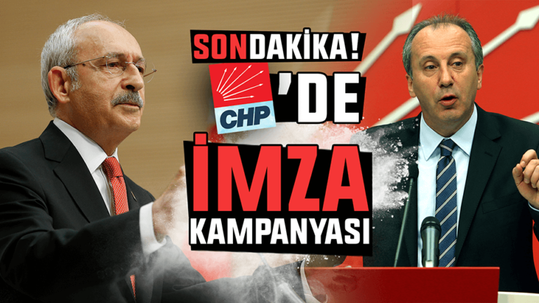CHP'de İmza Kampanyası